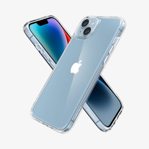 ACS04816 - iPhone 14 Pro Max Case Ultra Hybrid in crystal clear showing the back