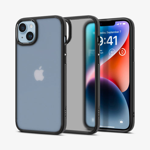 ACS04823 - iPhone 14 Pro Max Case Ultra Hybrid in frost clear showing the back