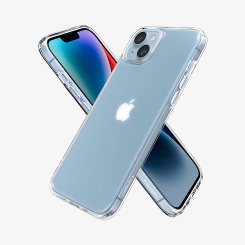 ACS04823 - iPhone 14 Pro Max Case Ultra Hybrid in frost clear showing the back