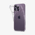 ACS04809 - iPhone 14 Pro Max Case Liquid Crystal in crystal clear showing the back