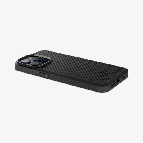 ACS06441 - iPhone 15 Pro Max Case Core Armor in matte black showing the back