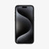 ACS07044 - iPhone 15 Pro Max Case Enzo Aramid (MagFit) in matte black showing the back