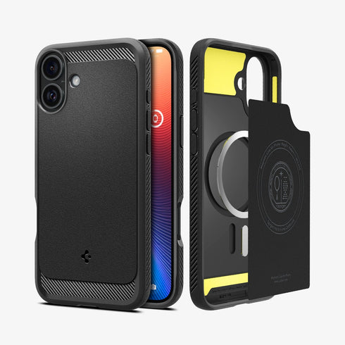 Spigen iPhone 16 系列保護殼 – Rugged Armor (MagFit)