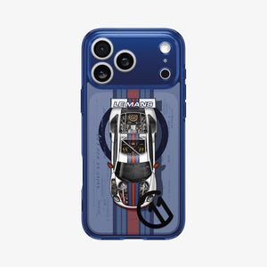 Spigen iPhone 17 Pro c11 Le Mans MagFit case - white-background back view