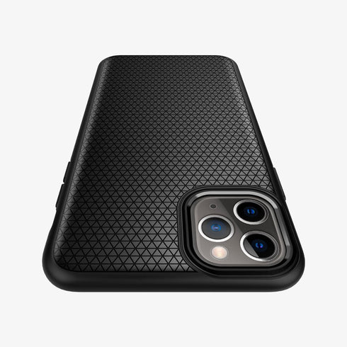 075CS27134 - iPhone 11 Pro Max Case Liquid Air in matte black showing the back