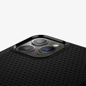 075CS27134 - iPhone 11 Pro Max Case Liquid Air in matte black showing the back