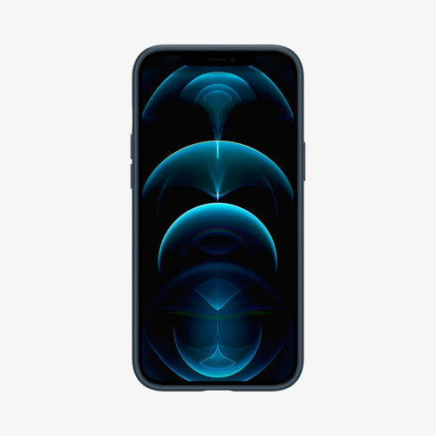 ACS01612 - iPhone 12 Pro Max Case Thin Fit in black showing the back