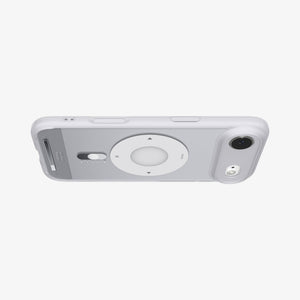 ACS10060 - iPhone 17 Air Ultra Hybrid Classic (MagFit) in Classic Silver showing layer and magfit magnet above the case