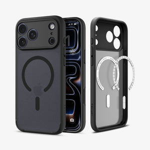 Spigen iPhone 18 Pro Ultra Hybrid Matte (Mag Fit) - Frost Black - image 2
