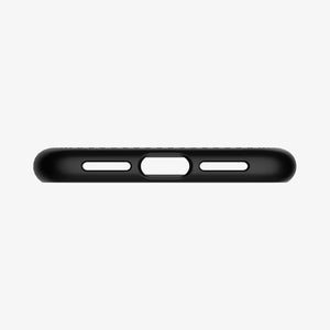 064CS24872 - iPhone XR Case Liquid Air in Black showing the back