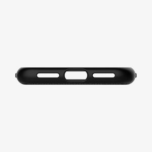 064CS24872 - iPhone XR Case Liquid Air in Black showing the back