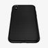064CS24872 - iPhone XR Case Liquid Air in Black showing the back