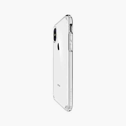 064CS24873 - iPhone XR Case Ultra Hybrid in crystal clear showing the back