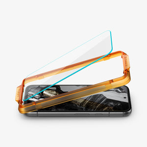 Spigen Google Pixel 8a Screen Protector – GLAS.tR AlignMaster (2 Pack) — Clear detail 2