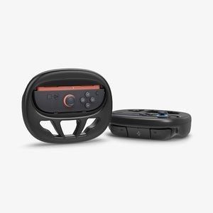Front and top views of Spigen NS101 Joy-Con Steering Wheel