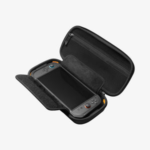 Nintendo Switch 2 secured in padded Rugged Armor Pro carrying case