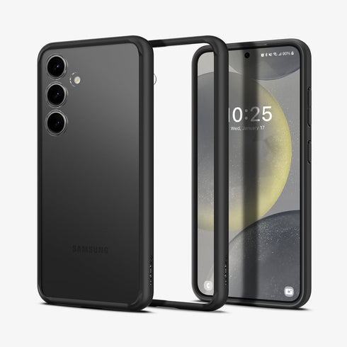 ACS07292 - Galaxy S24 Ultra Case Ultra Hybrid in Crystal Clear showing the back