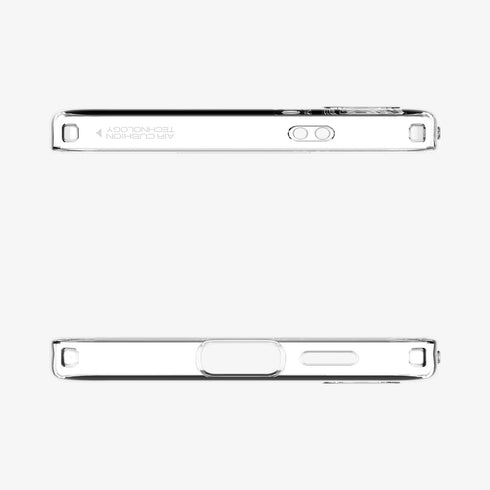 ACS07283 - Galaxy S24 Ultra Case Liquid Crystal in Crystal Clear showing the back
