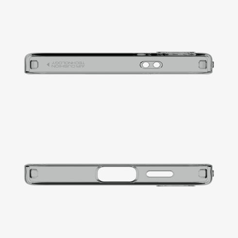 ACS07283 - Galaxy S24 Ultra Case Liquid Crystal in Crystal Clear showing the back