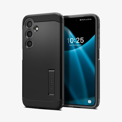 ACS07300 - Galaxy S24 Ultra Case Tough Armor in Black showing the back