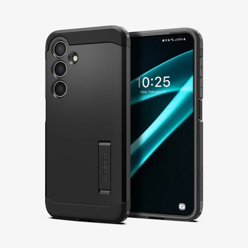 ACS07300 - Galaxy S24 Ultra Case Tough Armor in Black showing the back