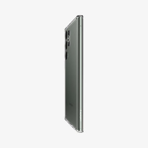 ACS05617 - Galaxy S23 Ultra Case Ultra Hybrid in crystal clear showing the back