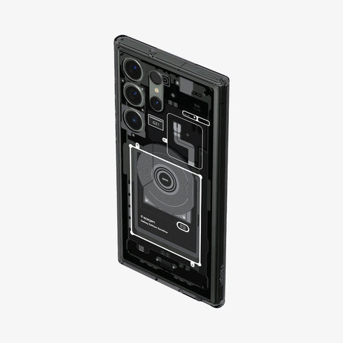 ACS05620 - Galaxy S23 Ultra Case Ultra Hybrid in zero one showing the back