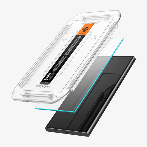 Spigen Galaxy S24 Ultra / S24 Plus / S24 螢幕保護貼 – GLAS.tR EZ Fit HD(2 片裝)