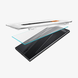 Spigen Galaxy S24 Ultra / S24 Plus / S24 Screen Protector GLAS.tR EZ Fit HD (2 Pack) view 5