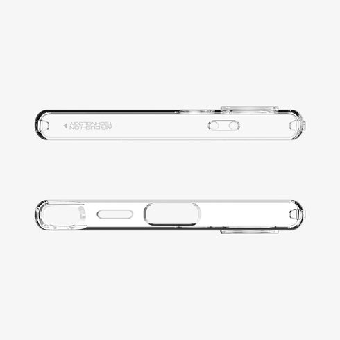 ACS07283 - Galaxy S24 Ultra Case Liquid Crystal in Crystal Clear showing the back