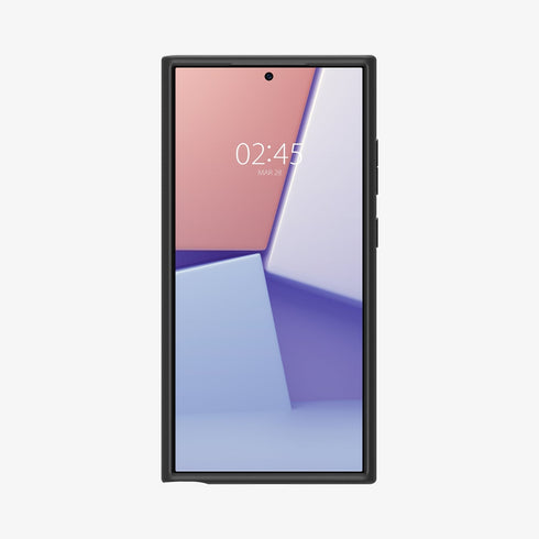 ACS07313 - Galaxy S24 Ultra Case Optik Armor in Black showing the back