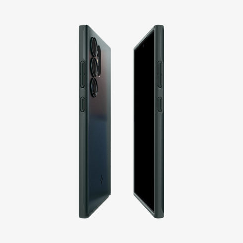 ACS07281 - Galaxy S24 Ultra Case Thin Fit in Black showing the back