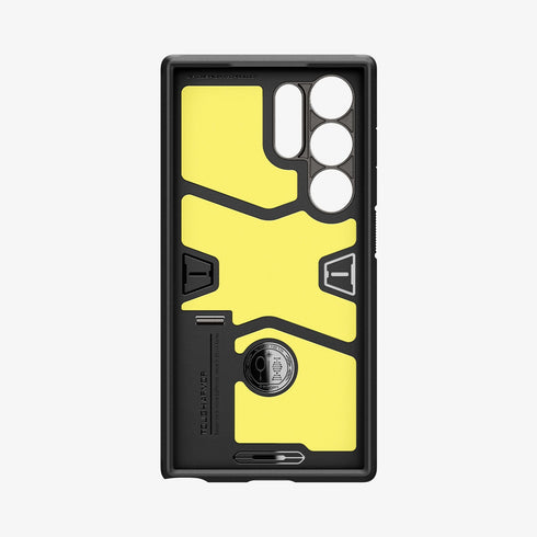 ACS07300 - Galaxy S24 Ultra Case Tough Armor in Black showing the back