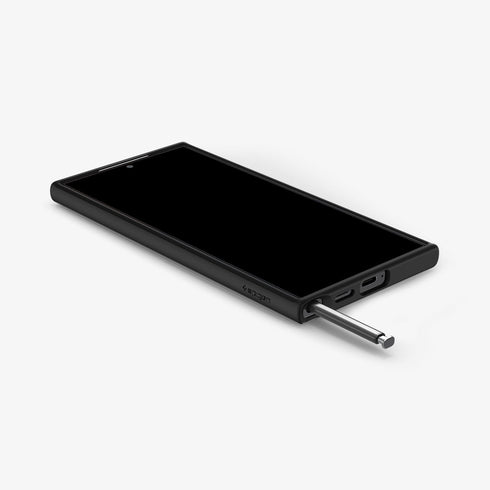 ACS07292 - Galaxy S24 Ultra Case Ultra Hybrid in Crystal Clear showing the back