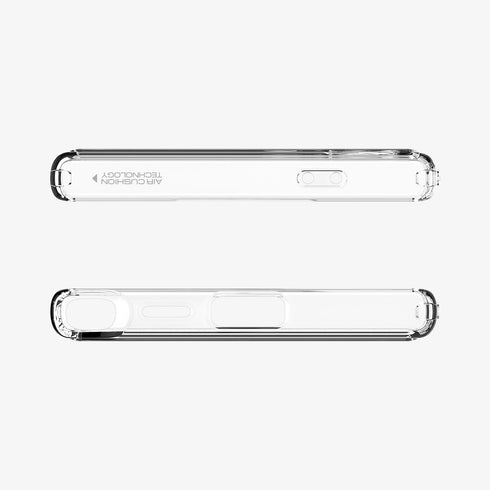 ACS07292 - Galaxy S24 Ultra Case Ultra Hybrid in Crystal Clear showing the back