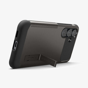 Spigen Galaxy S25 FE Slim Armor MagFit Gunmetal feature view 3