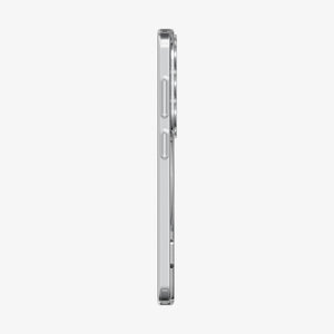 Spigen Galaxy S26 Case - Ultra Hybrid S (Mag Fit) Clear White showing the side