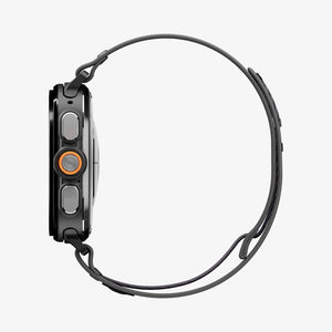 Spigen Galaxy Watch Ultra 2 & Ultra 47mm Band - Athlex Air - Active Black Gray - white background detail image 5