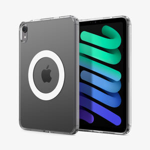 Spigen iPad Mini 7 / iPad Mini 6 Case – Ultra Hybrid MagFit – Clear White – detail image 1