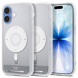 Spigen iPhone 17 Ultra Hybrid Classic MagFit case - Classic Silver white-background main image