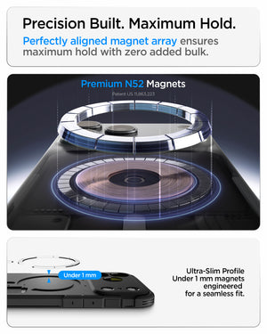 Spigen iPhone 18 Pro Max Tough Armor T (MagFit) - Gunmetal - feature illustration 45