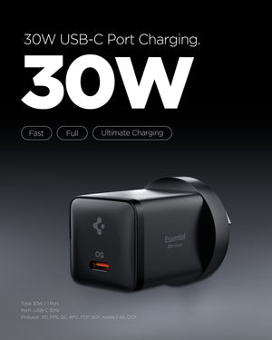 EE301OC compact 30W charger dimensions