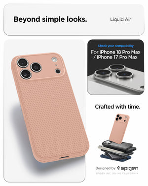 Spigen iPhone 18 Pro Max Liquid Air - Rose Titanium - feature illustration 75