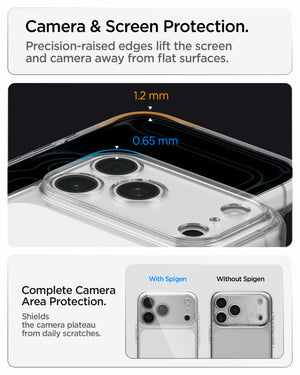 Spigen iPhone 18 Pro Max Ultra Hybrid - Crystal Clear - feature illustration 23