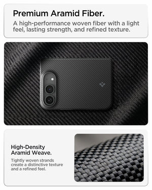 Spigen iPhone Duo Air Skin Aramid MagFit - Premium aramid fiber texture
