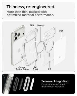 Spigen iPhone 18 Pro Max Ultra Hybrid T (MagFit) - Glossy White - feature illustration 54
