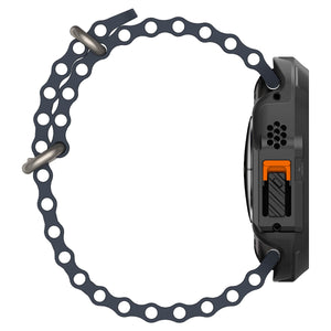 Spigen Apple Watch Ultra 4 / 3 / 2 / 1 (49mm) Case – Lock Fit with Glass — Black, construction, fit or installation view 17