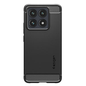 Front and rear views of Spigen Rugged Armor for Xiaomi 14T