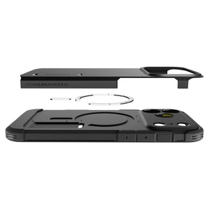Spigen iPhone 18 Pro Max Tough Armor T (MagFit) - Black - case detail 17