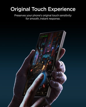 Original touch sensitivity on Galaxy Z Fold 8 Ultra with privacy glass